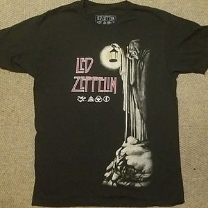 Black Led Zeppelin IV The Hermit Tee T-shirt